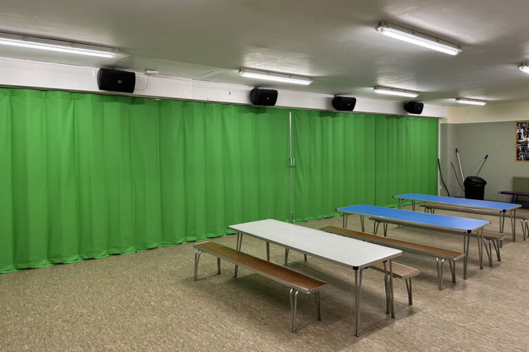 concertina partition