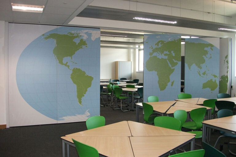 Home - partition wall 6 folding partitions for classrooms