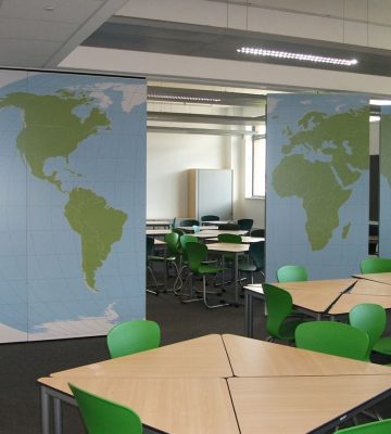 folding partitions for classrooms